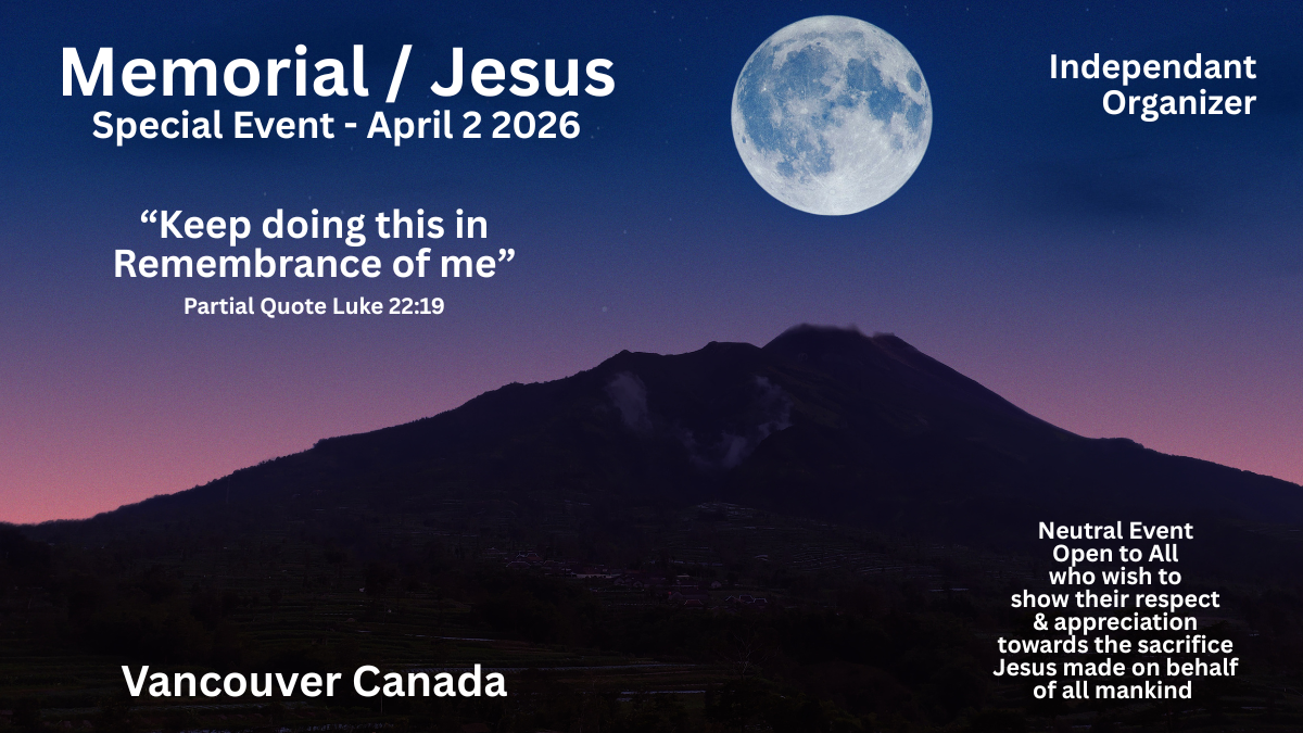 Memorial Celebration / Jesus / Vancouver